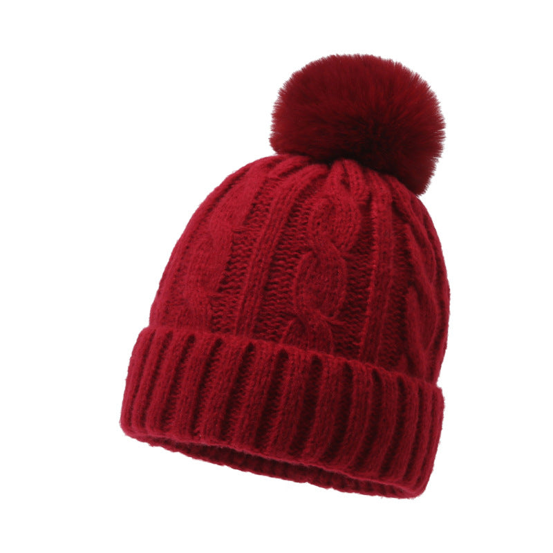 Wholesale 2023 Winter Velvet Thickened Warm Hat Cotton Woolen Hat